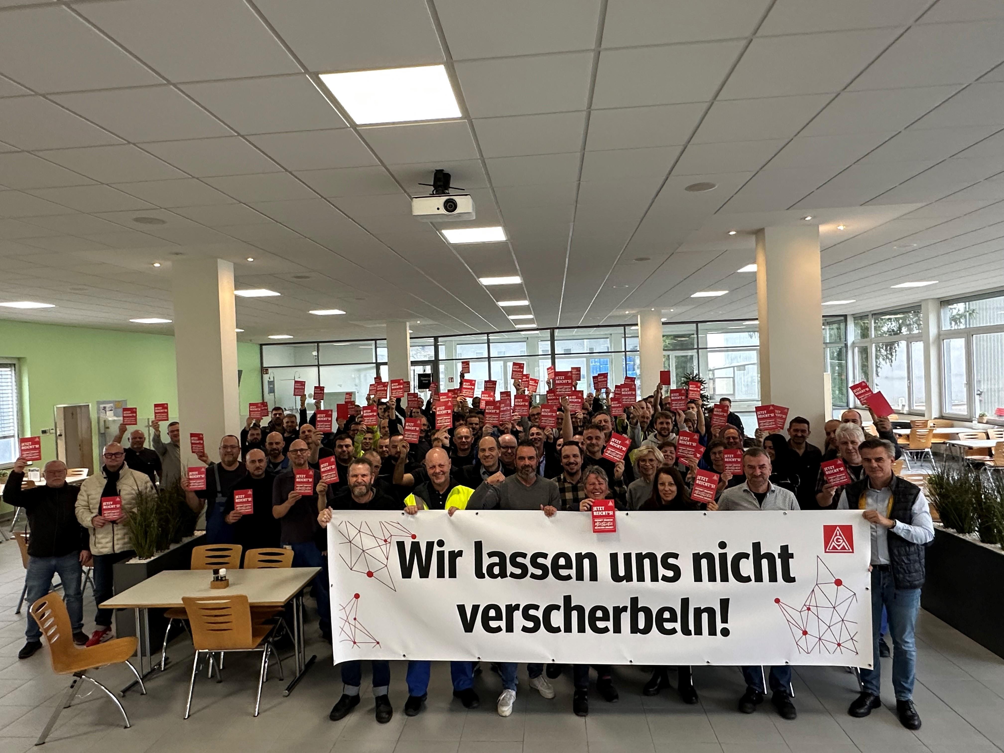 Wir lassen uns nicht verscherbeln