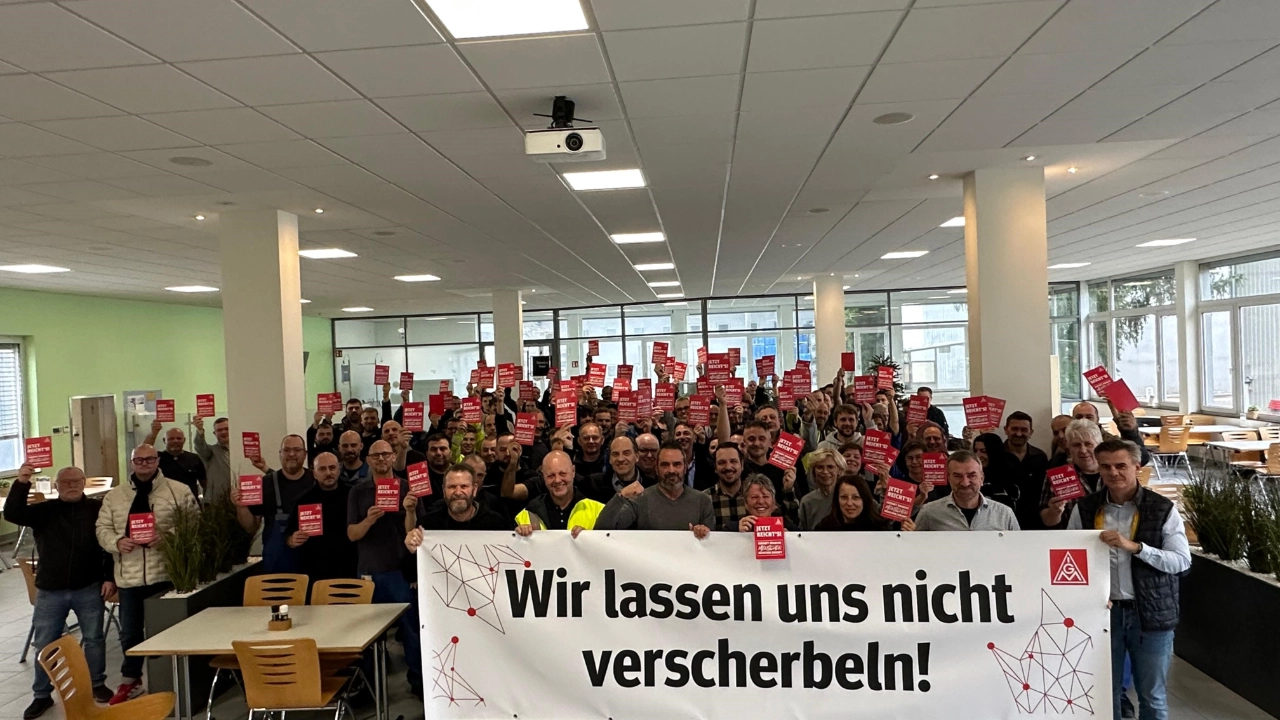 Betriebsversammlung bei KS Gleitlager