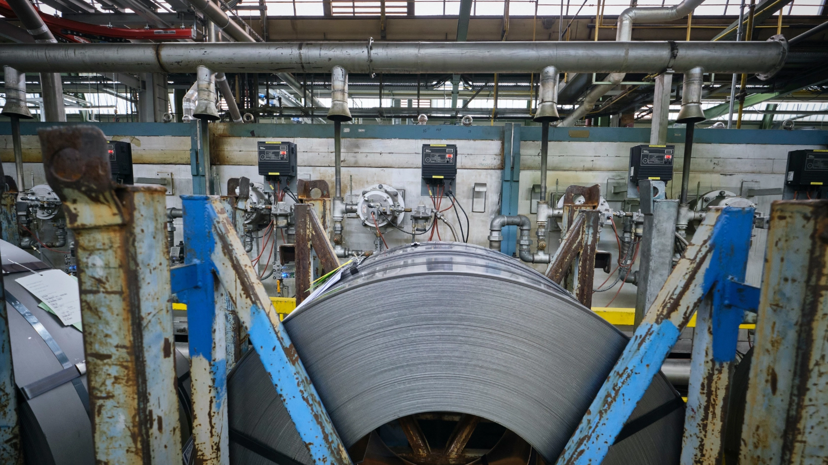 Werkhalle bei KS Gleitlager in St. Leon-Rot in Baden-Württemberg