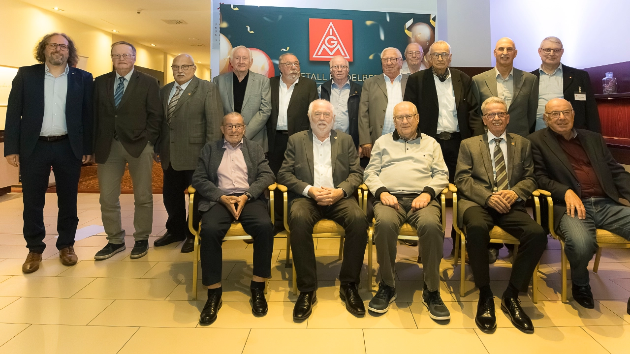 Jubilare geehrte für eine 60 jährige Mitgliedschaft