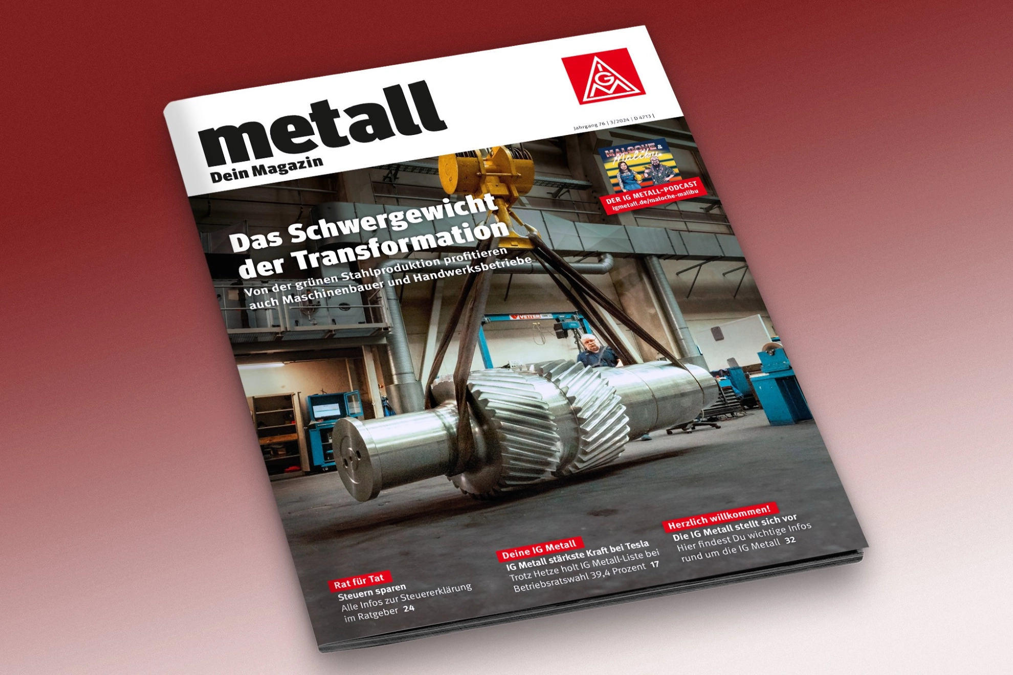 Cover metall Magazin Mai/Juni 2024