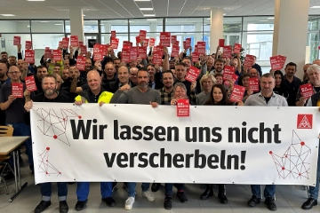 Wir lassen uns nicht verscherbeln