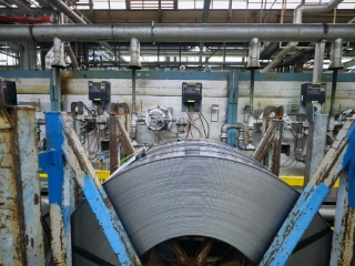 Werkhalle bei KS Gleitlager in St. Leon-Rot in Baden-Württemberg