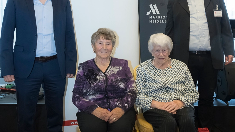 Jubilarinnen, geehrt für eine 75 järhige Mitgliedschaft