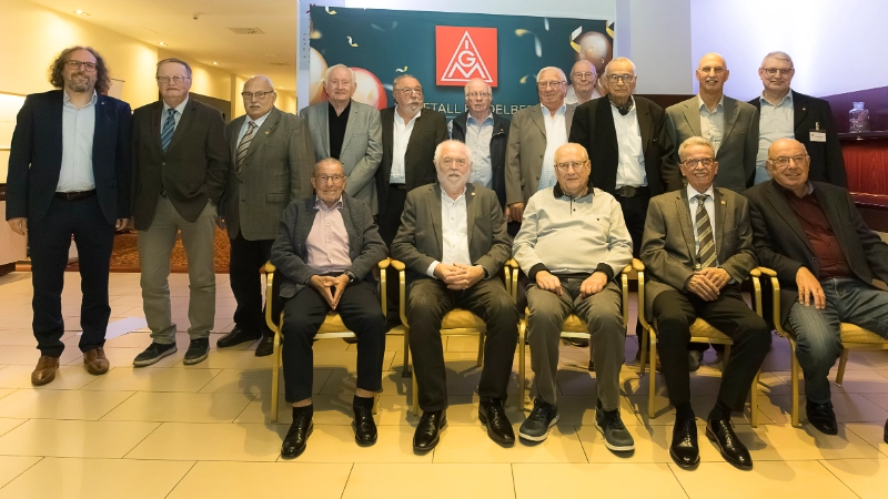 Jubilare geehrte für eine 60 jährige Mitgliedschaft