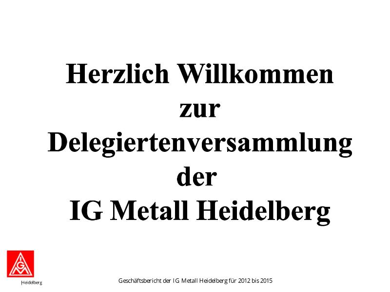Geschäftsbericht 2012-2015