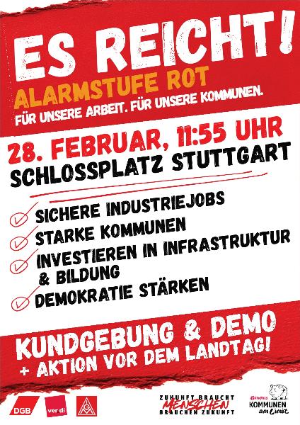 Flyer Demo und Kundgebung