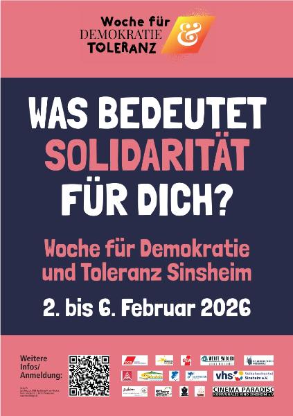Programm Woche für Demokratie und Toleranz 2026