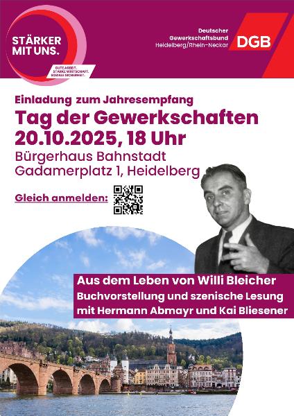 Einladung Tag der Gewerkschaften