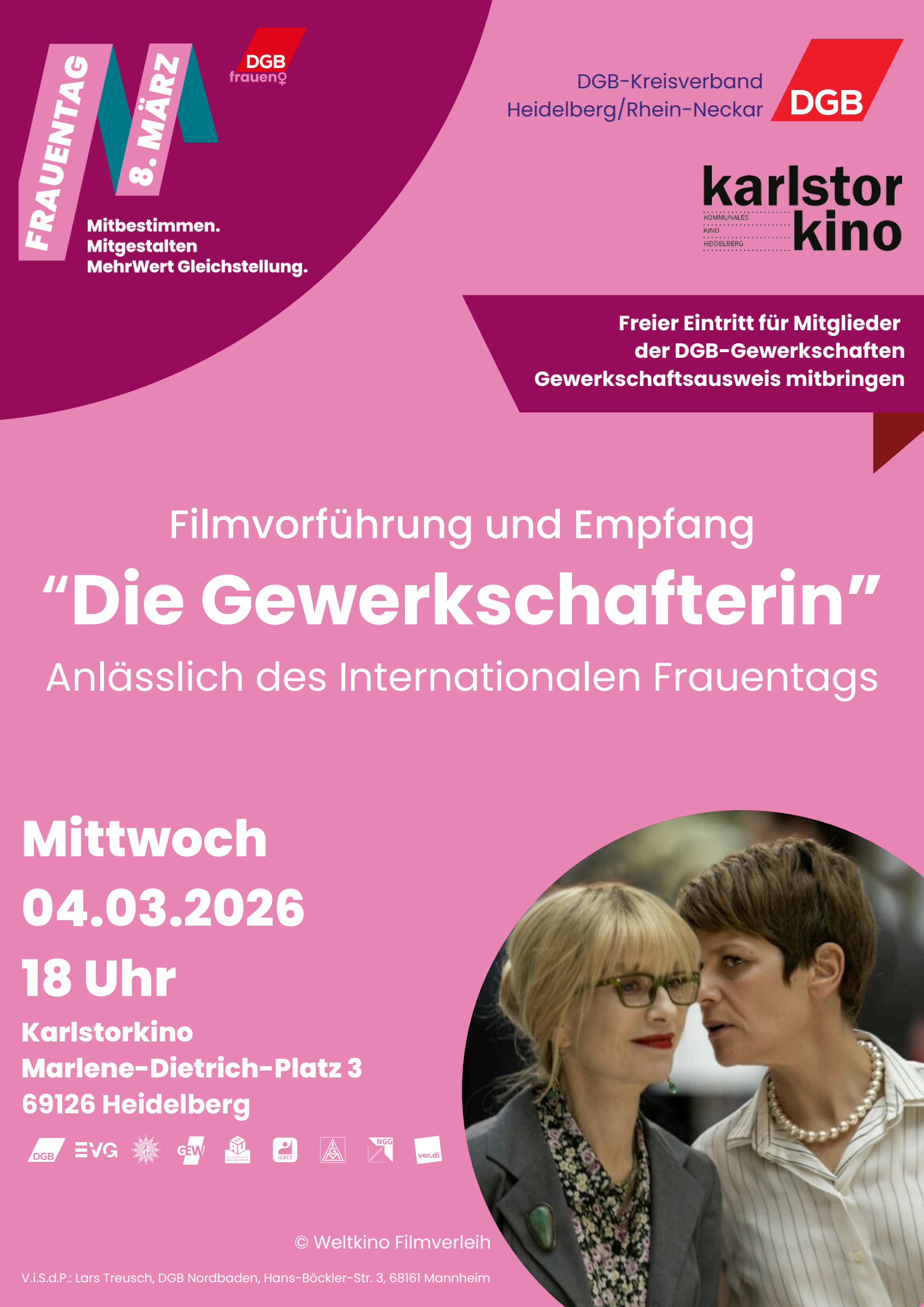 Die Gewerkschafterin - Internationaler Frauentag